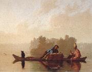 Fur Traders Descending the Missouri George Caleb Bingham